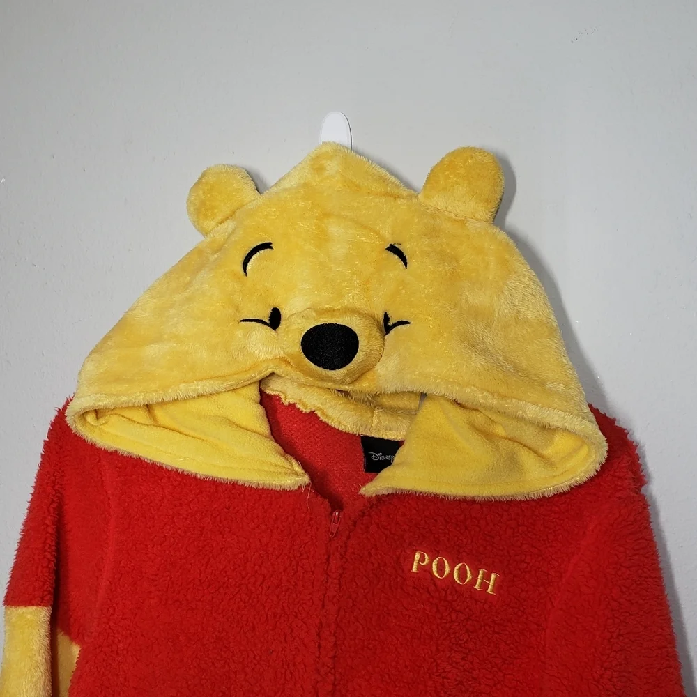 Winnie the Pooh sleeper onesie Pajamas size Medium - Picture 4 of 11